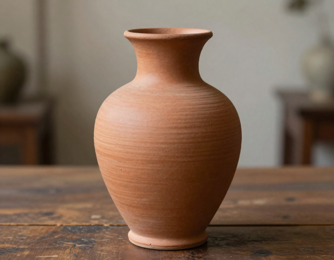 Handgemaakte keramische vaas