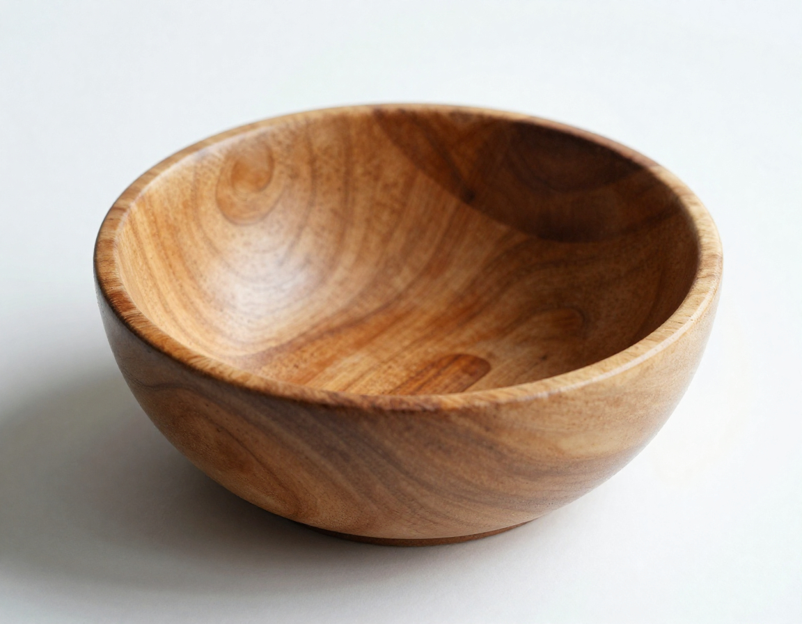 Ambachtelijke houten schaal